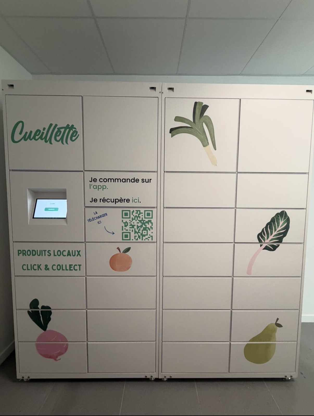 Le casier Cueillette des légumes de Tokio à Plobannalec